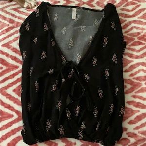 Cute floral short romper